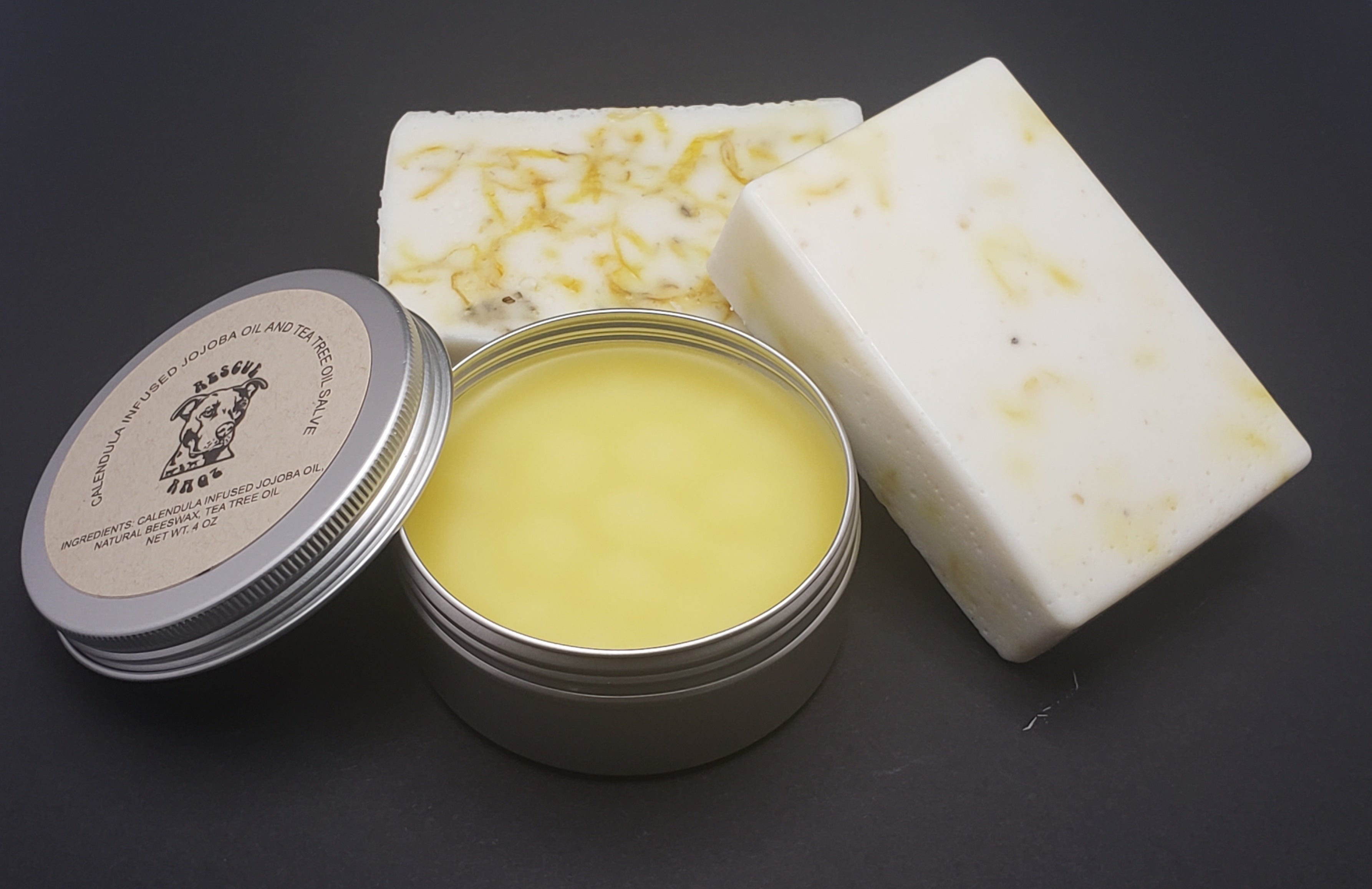 CALENDULA JOJOBA TEA TREE BALM- ECZEMA/PSORIASIS/DRY SKIN RELIEF