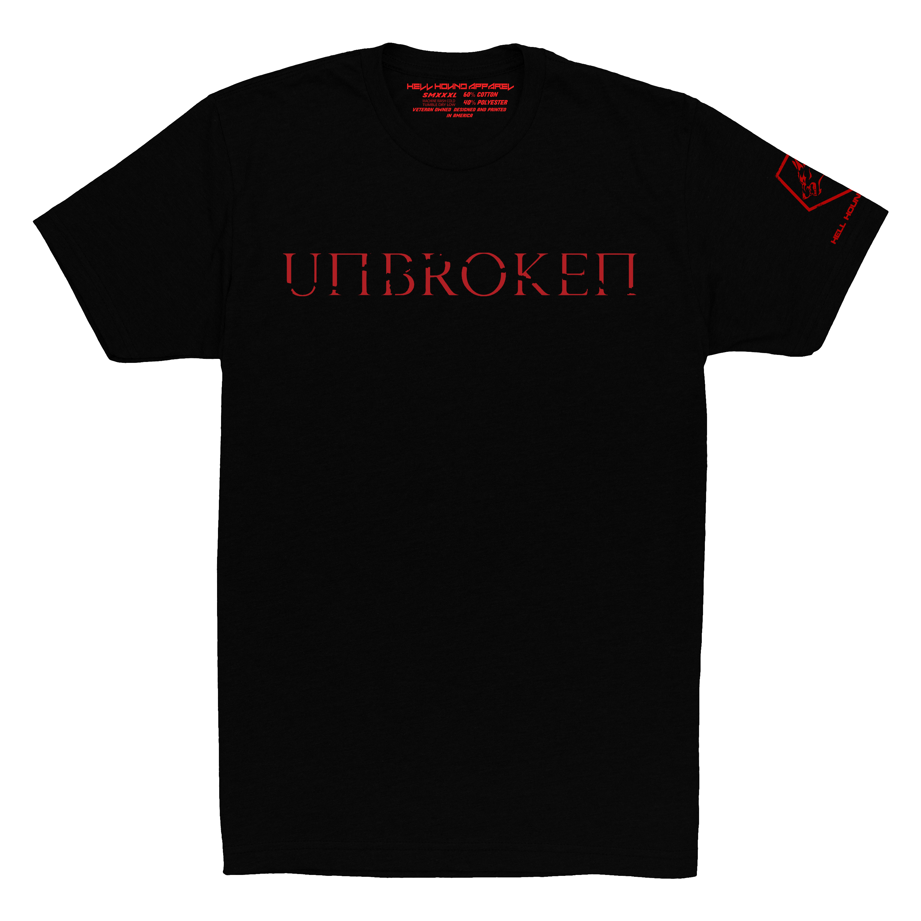 UNBROKEN - BLACK/RED