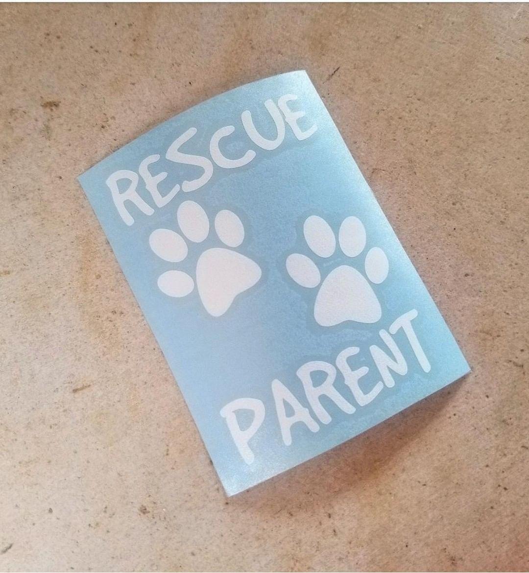 RESCUE PARENT PREMIUM VINYL DECAL