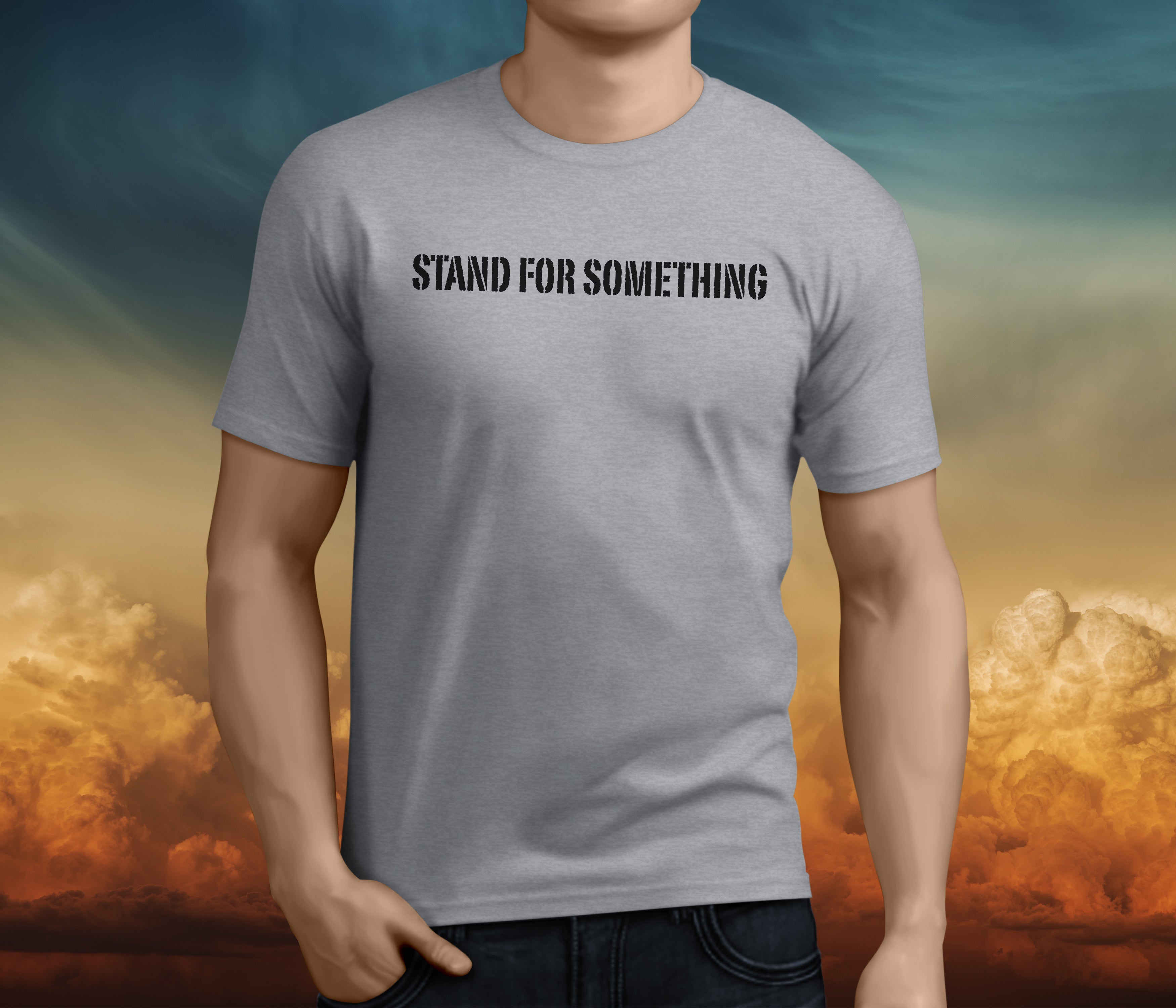 MEN'S STAND FOR SOMETHING RESCUE SHIRT