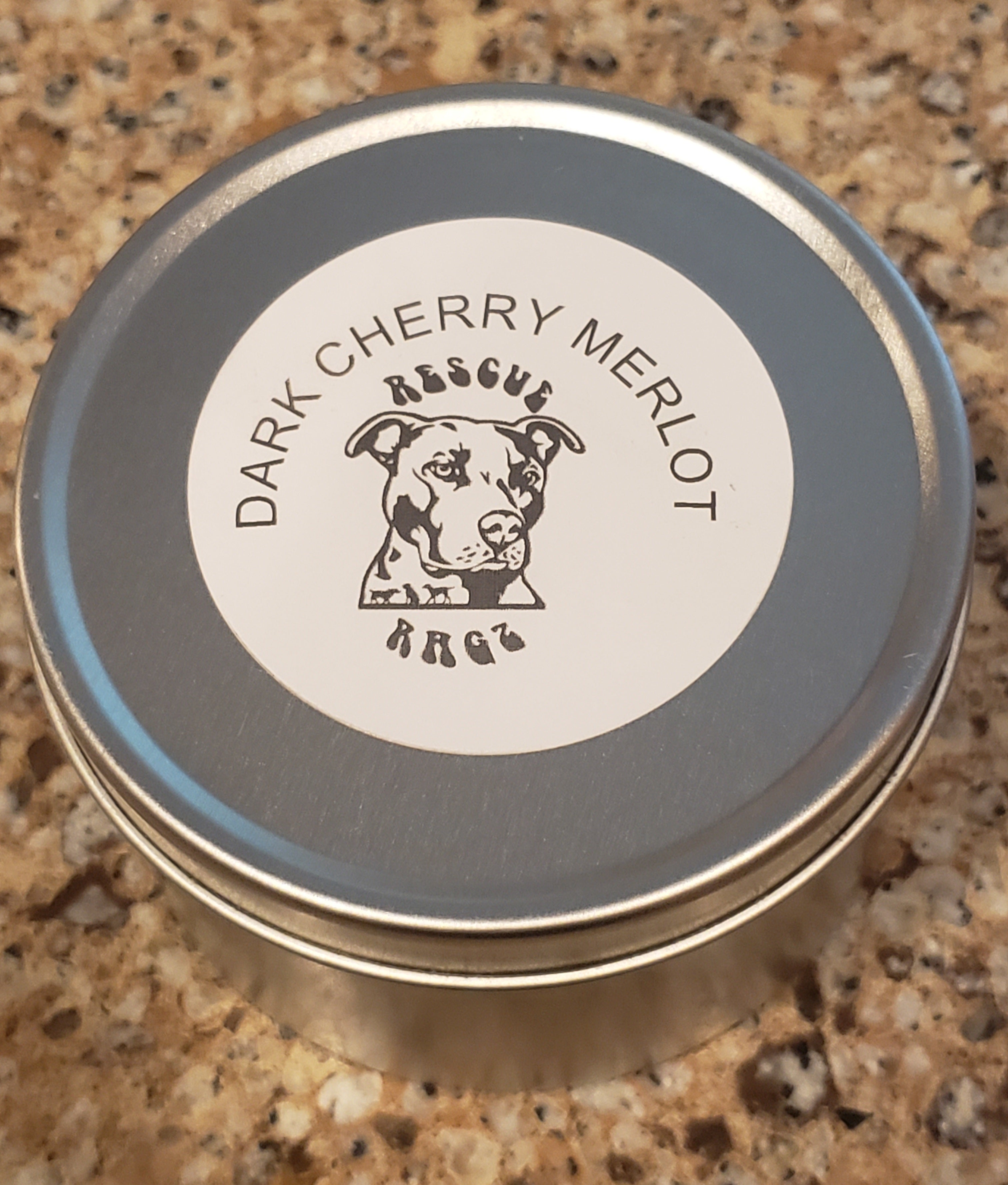 RESCUE RAGZ DARK CHERRY MERLOT SOY CANDLE