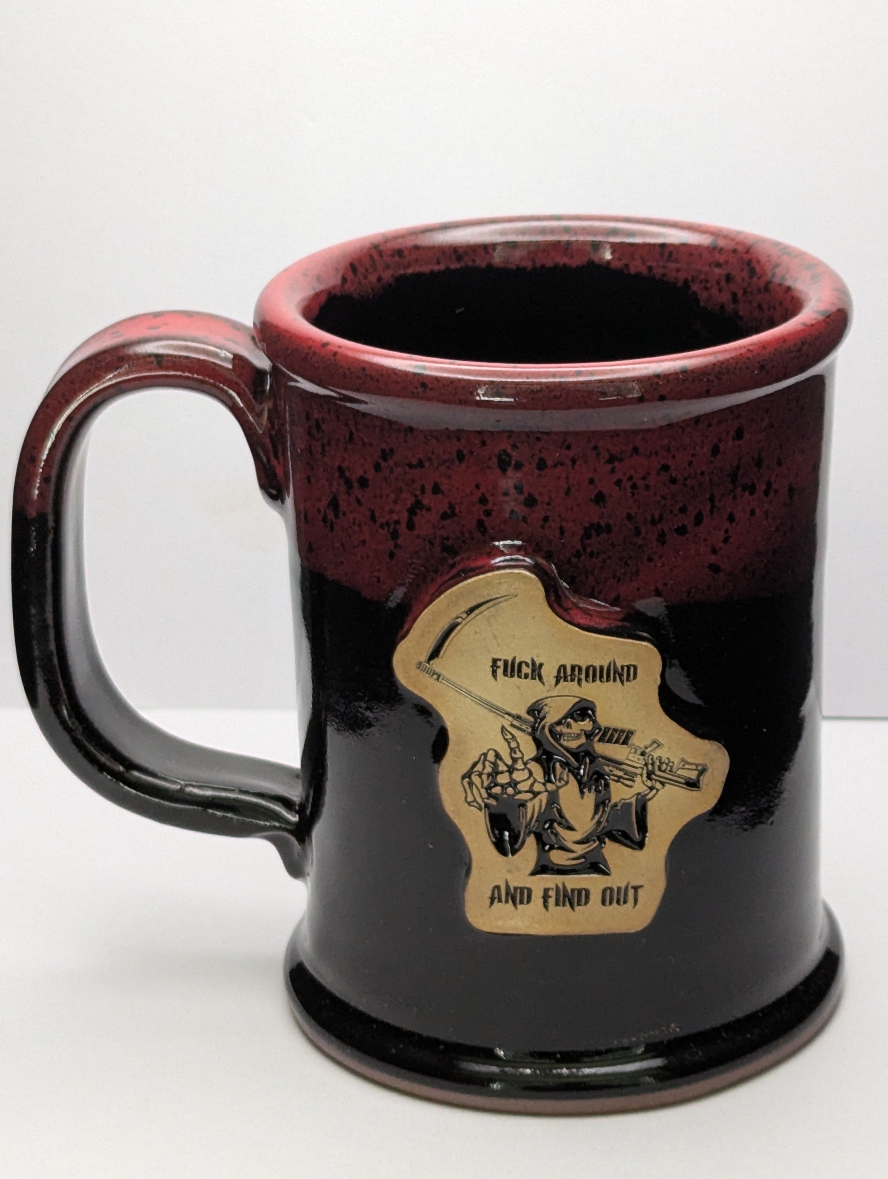 FUCK AROUND AND FIND OUT REAPER USA MADE MUG