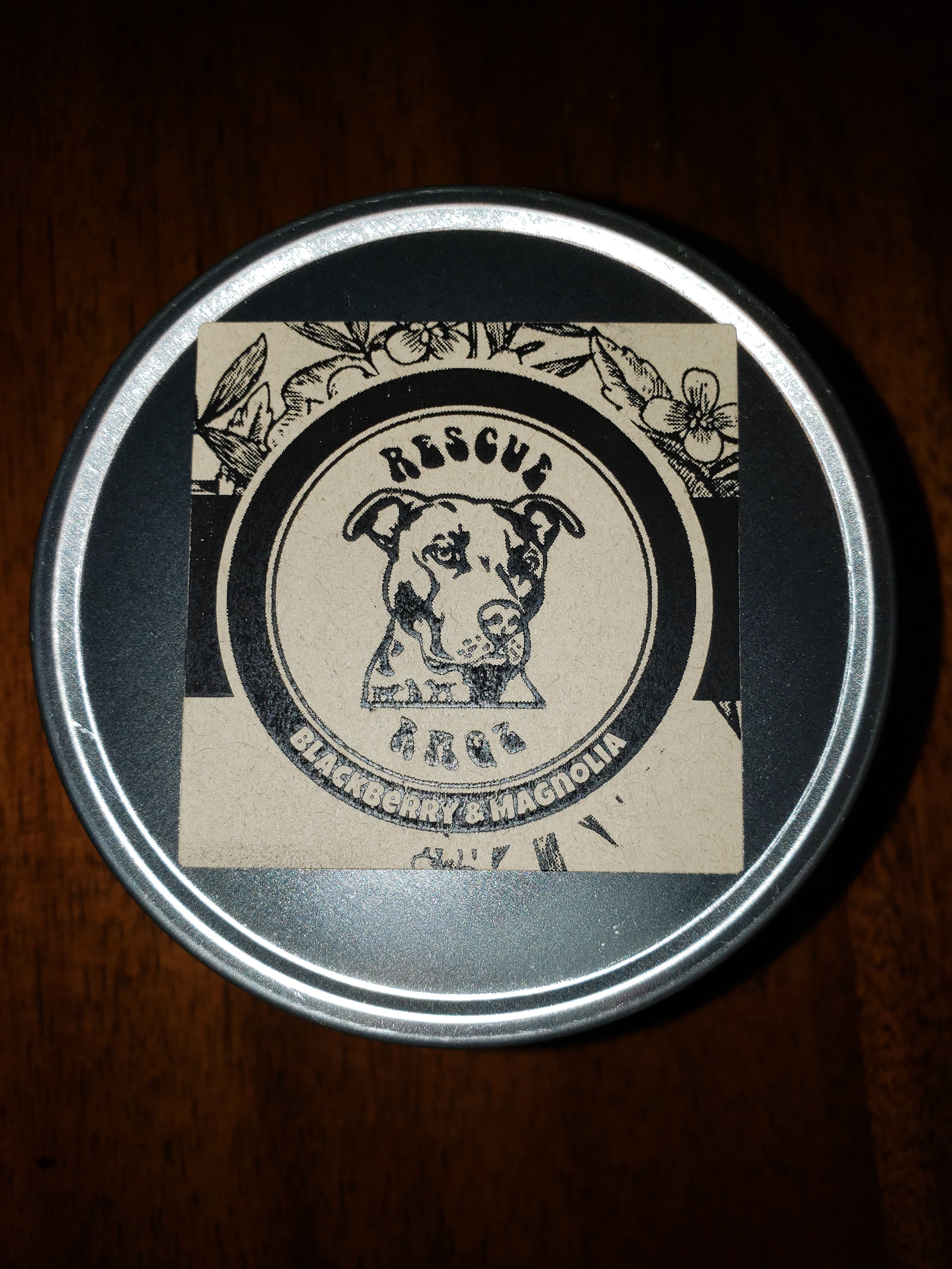 RESCUE RAGZ BLACKBERRY MAGNOLIA SOY CANDLE