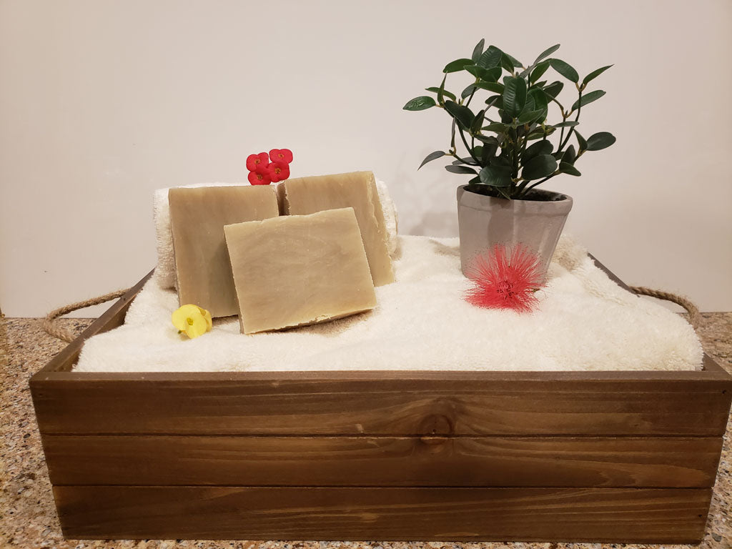 CEDARWOOD MINT COLD PROCESS BODY, HAIR AND BEARD SOAP