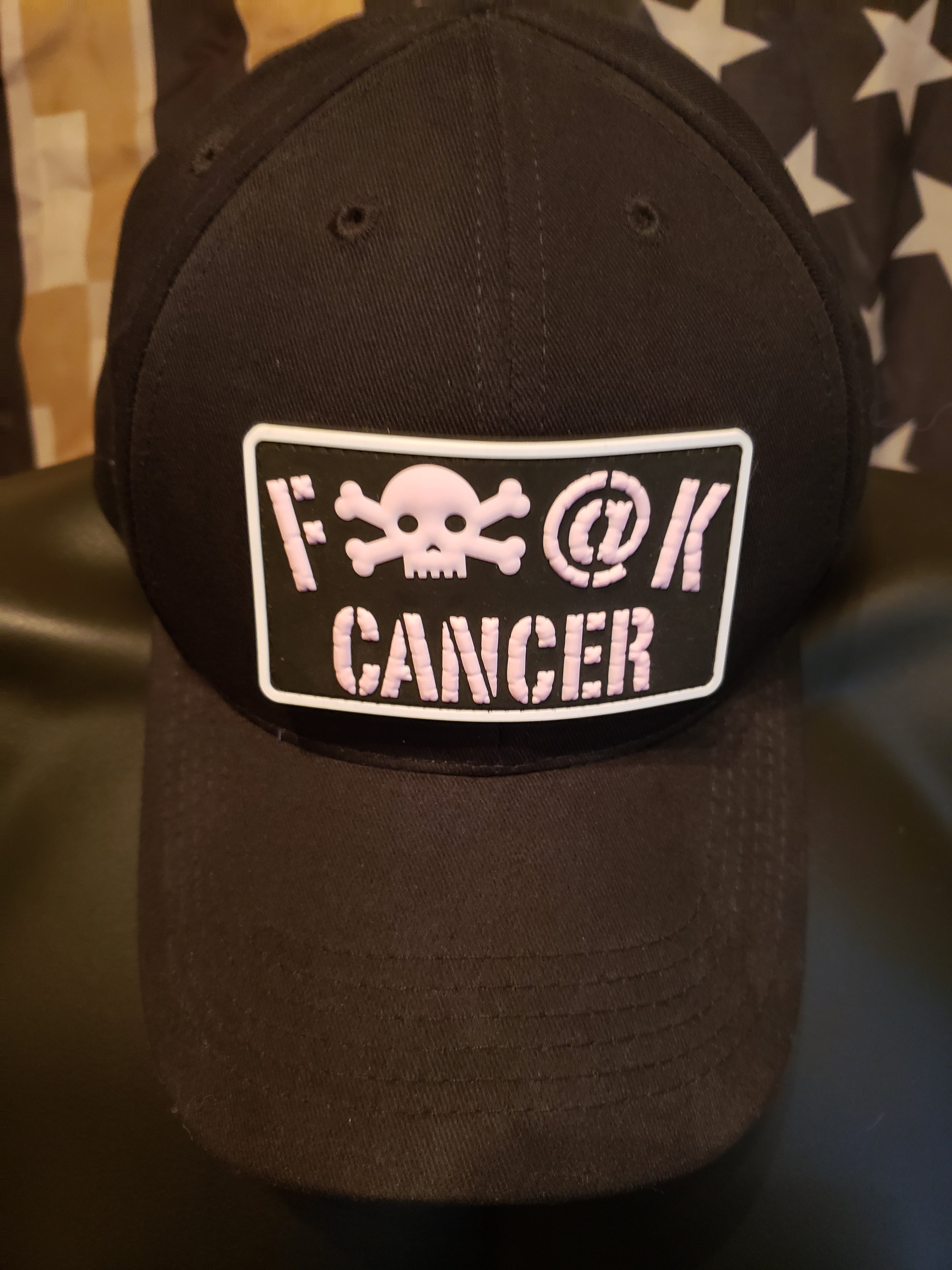 FUCK CANCER VELCRO BACKED PVC PATCH