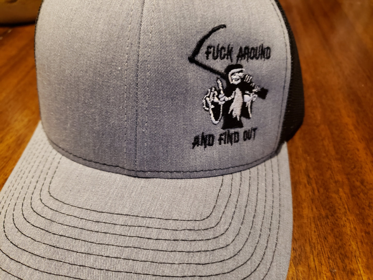 REAPER FUCK AROUND AND FIND OUT EMBROIDERED HAT
