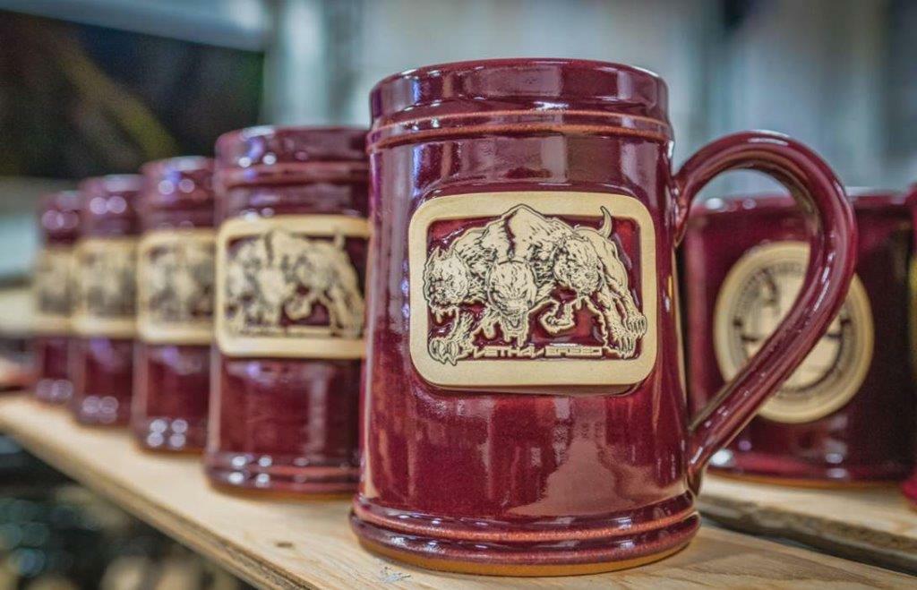 Signature CERBERUS LETHAL BREED 20 ounce Stein - RED