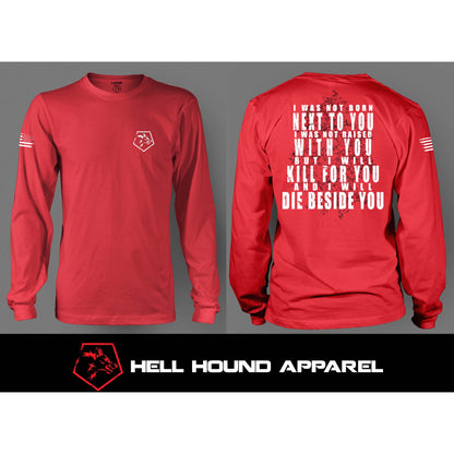 BESIDE YOU LONG SLEEVE RED