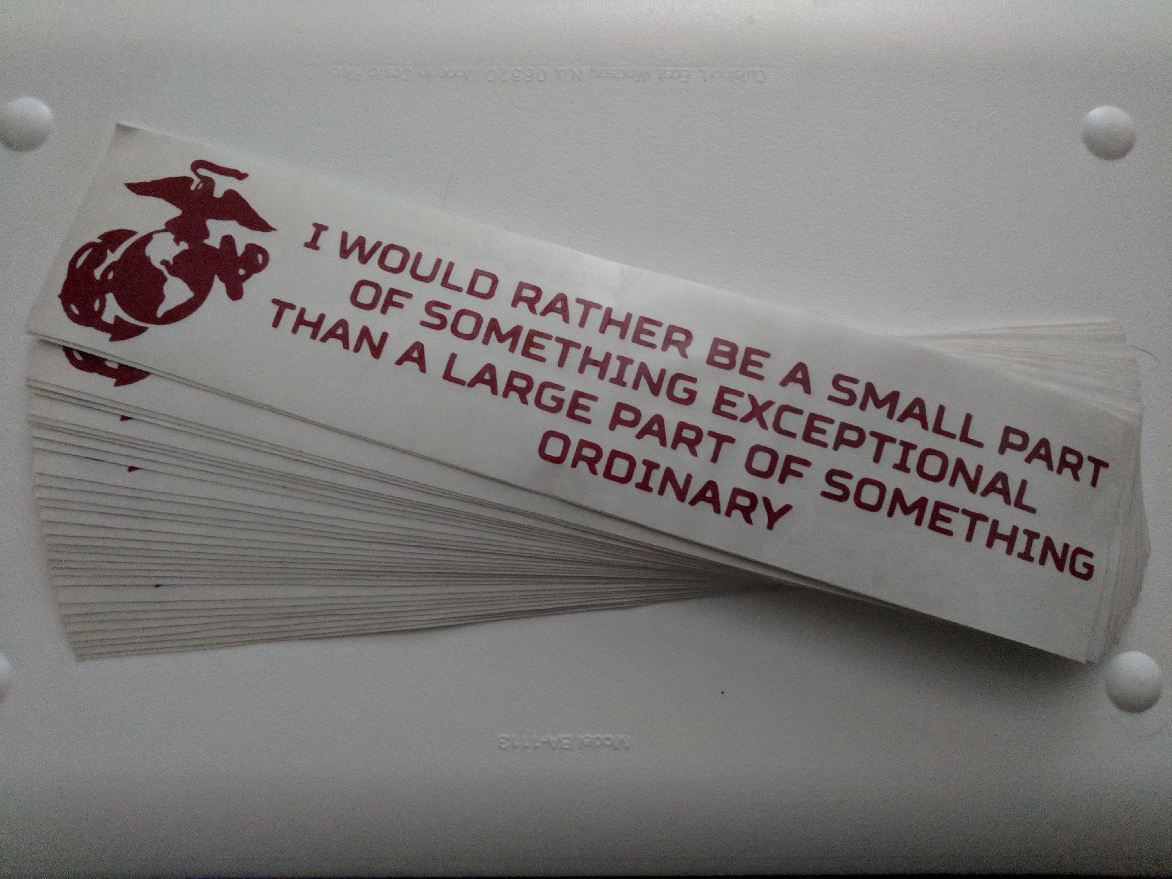 EXCEPTIONAL USMC KISS CUT DECAL