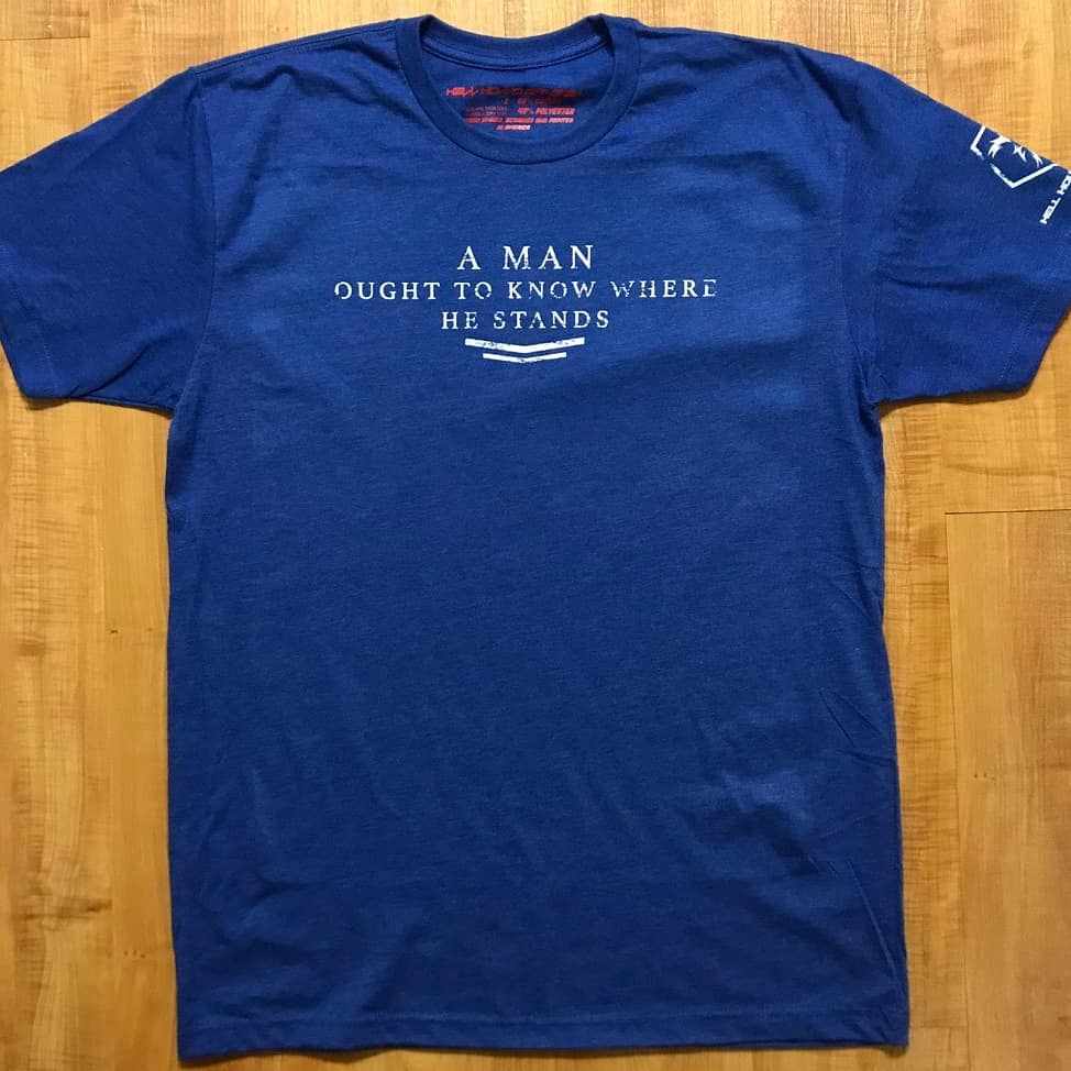I STAND ROYAL BLUE