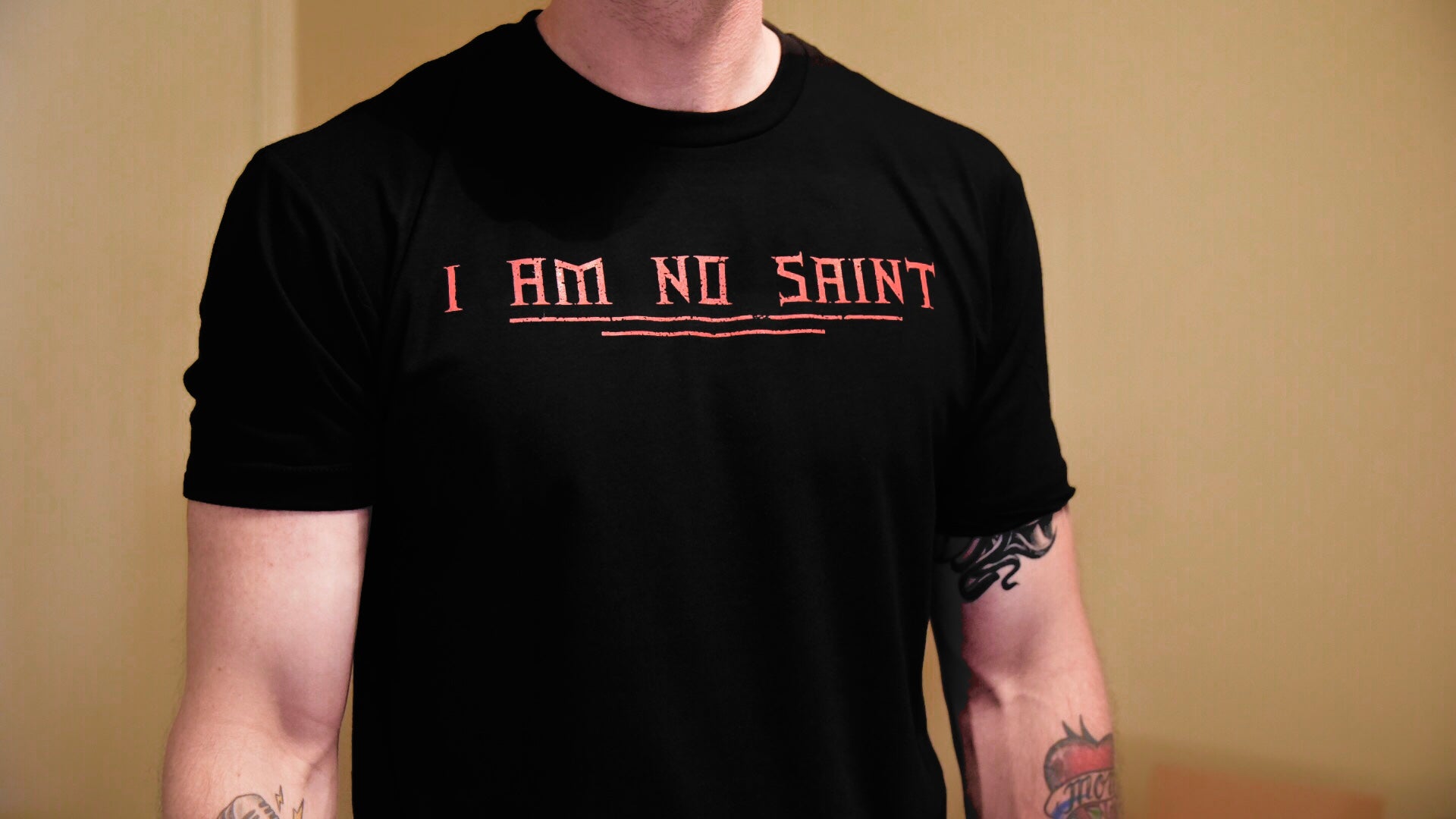 I AM NO SAINT TEXT – hellhoundapparel.com