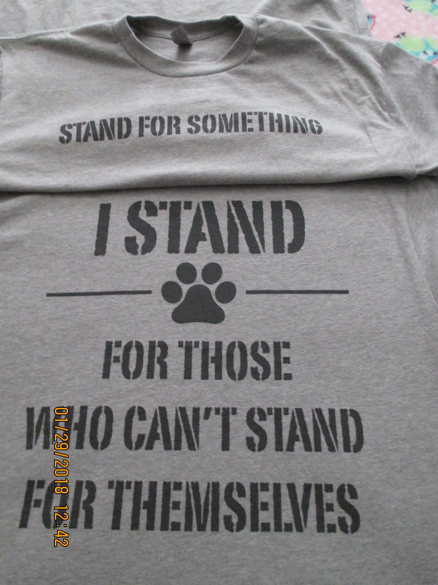MEN'S STAND FOR SOMETHING RESCUE SHIRT