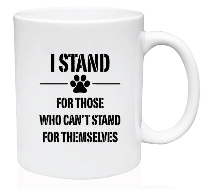 I STAND RESCUE COFFEE CUP