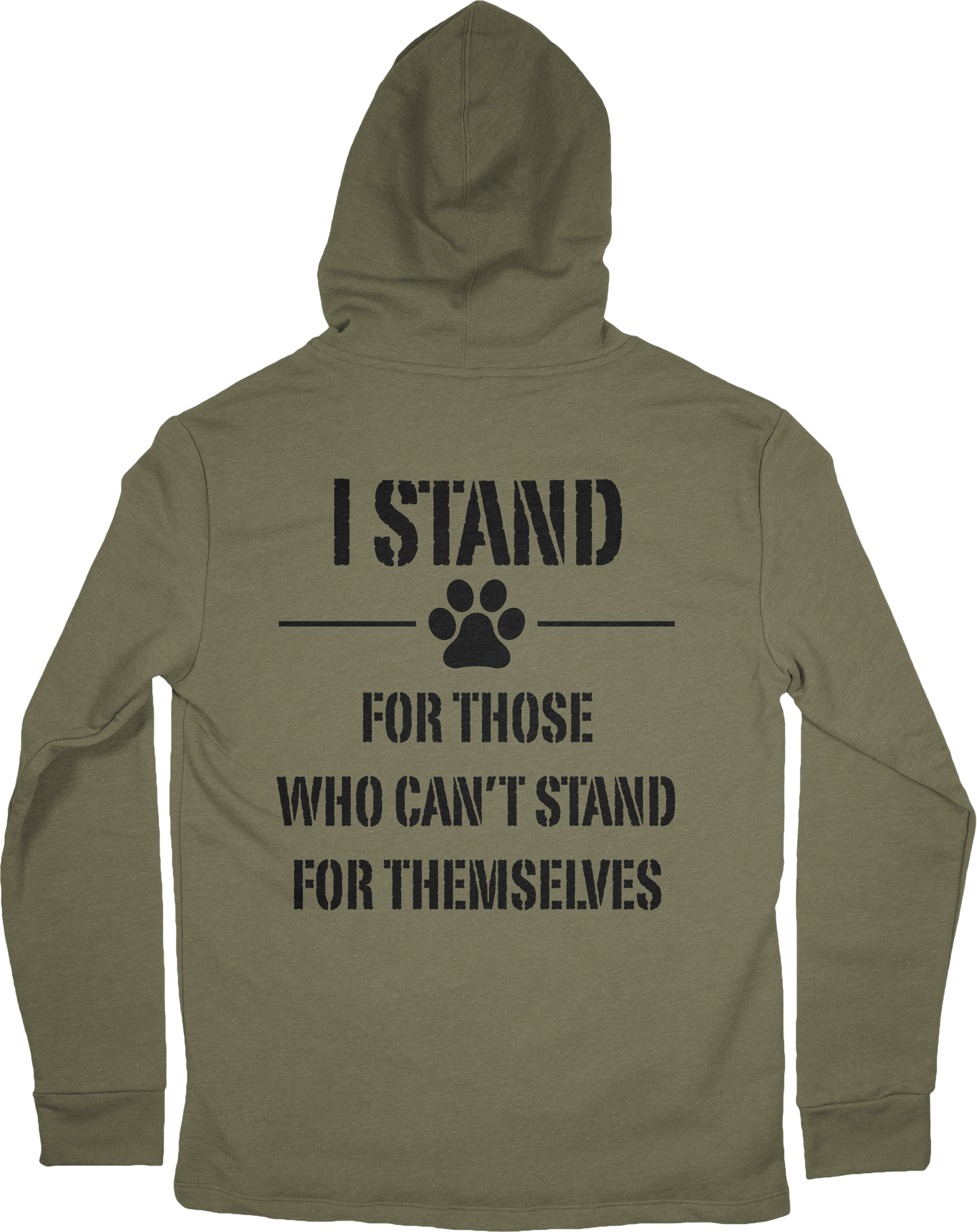 I STAND RESCUE PULLOVER OD HOODIE