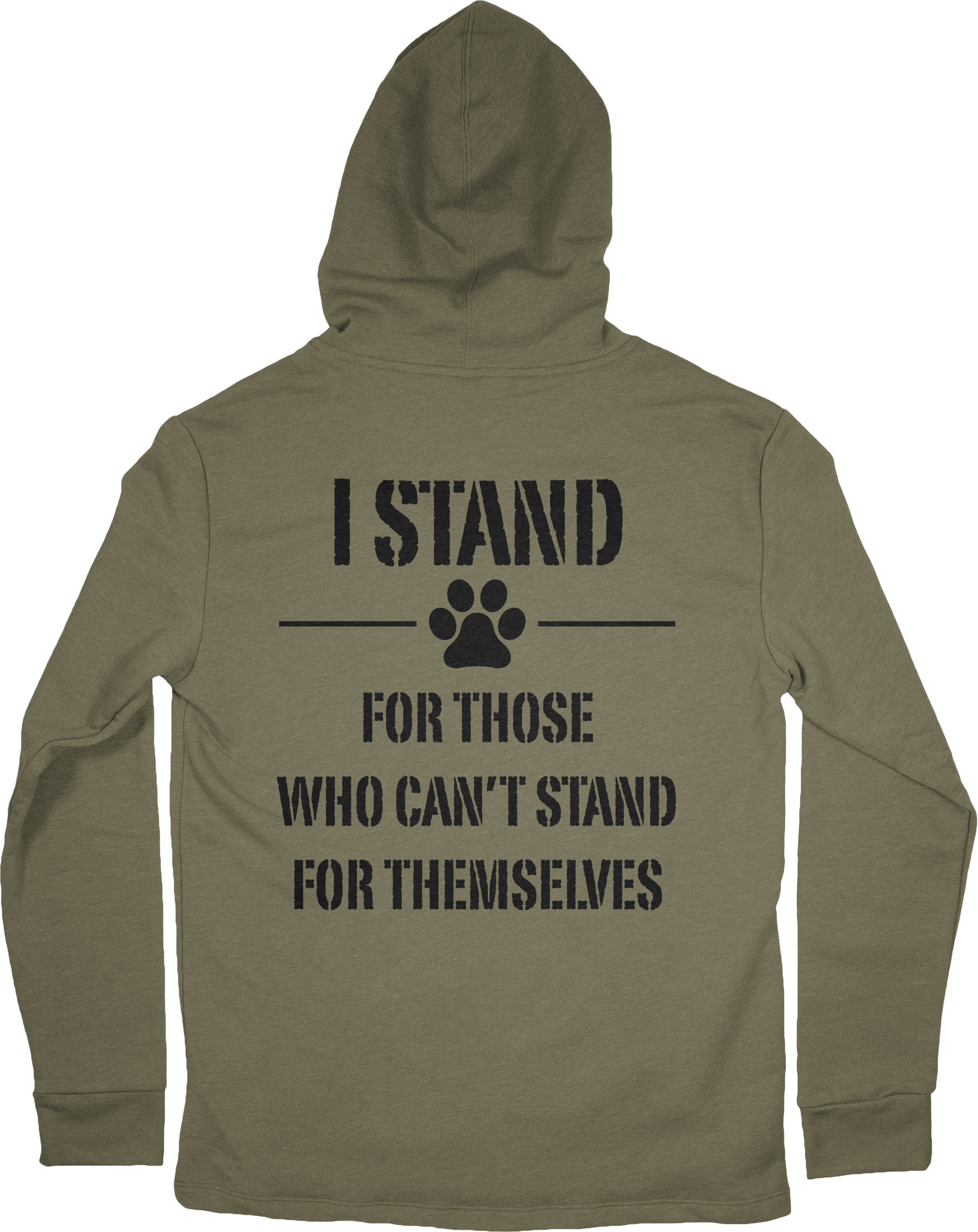 I STAND RESCUE PULLOVER OD HOODIE